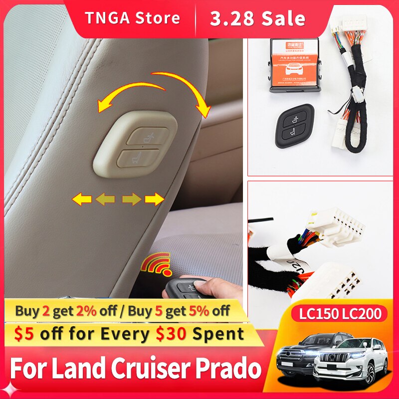 2008-2021 Toyota Land Cruiser 200 Prado 150  ׼ LC200 LC150 FJ150   ư Ŀ Ʈ FJ200 2022 2020 2019 2018 2017